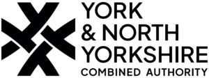 York and North Yorkshire Combined Authority black logo